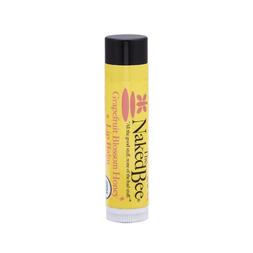 New The Naked Bee Organic Lip Balm Grapefruit Blossom Honey